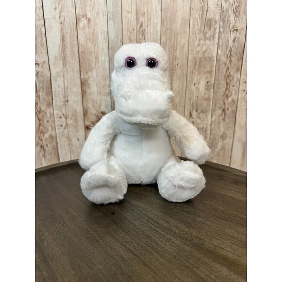 The Petting Zoo Other - The Petting Zoo 2015 White Crocodile Plush Stuffed Animal Toy